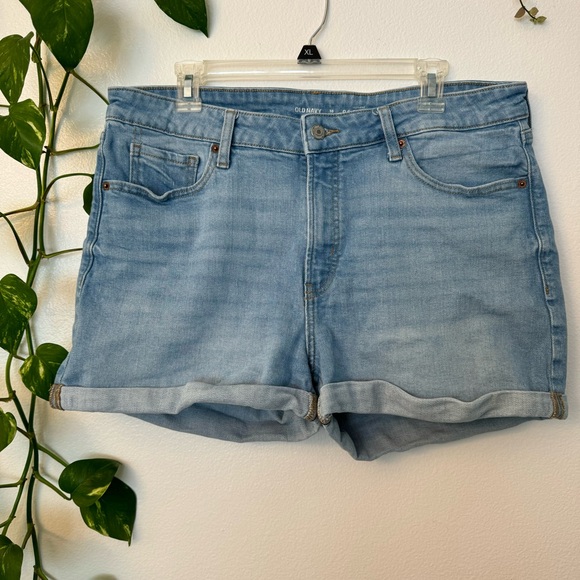 Old Navy Pants - Old Navy Blue Jean Shorts Mid-Rise Casual